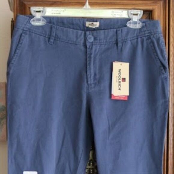 Woolrich Sunday Chino Pants -  Dark Cobalt Blue - Picture 4 of 16